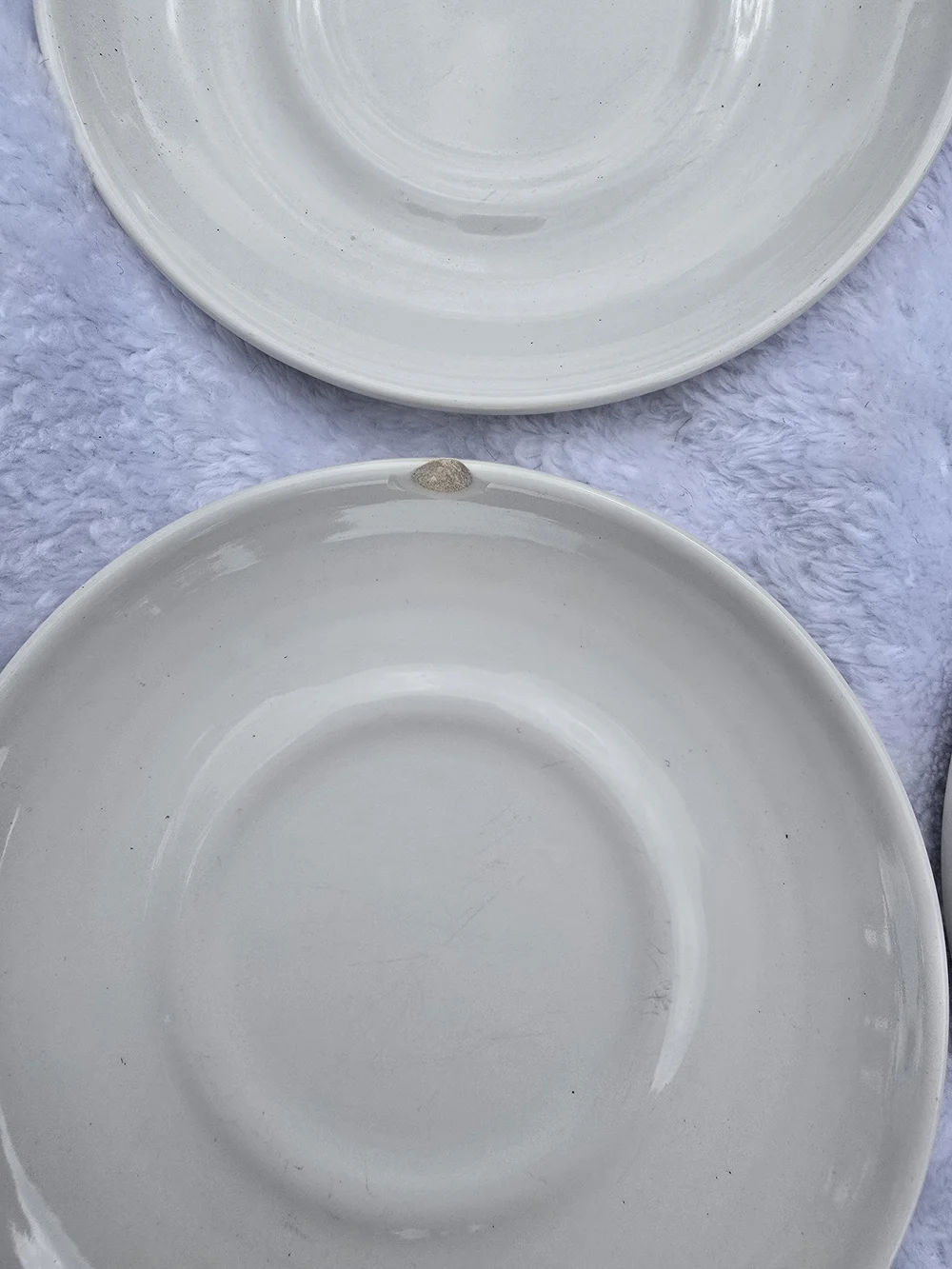 Set of 8 Neutral Cream Ceramic Side Plates - Elegant Everyday Dining